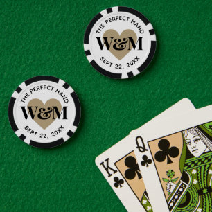 Casino Thema Hochzeitsgeschenk Die perfekte Hand Pokerchips