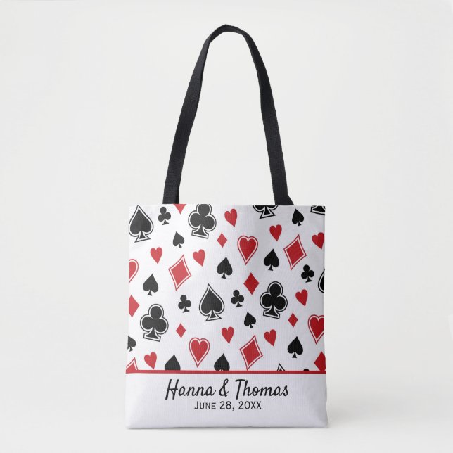Casino Theme Las Vegas Wedding Tote Bag (Vorderseite)