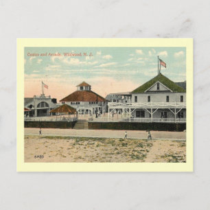 Casino und Arcade, Wildwood, New Jersey Vintage Postkarte