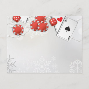 Casino Urlaub Feiertagspostkarte