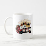 Casino, Vegas, Poker, Glücksspiel, Erwachsene Kaffeetasse<br><div class="desc">Kasino,  Poker,  Vegas</div>