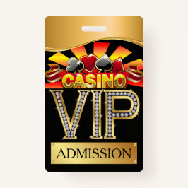 CASINO VIP Lanyard ABZEICHEN Ausweis