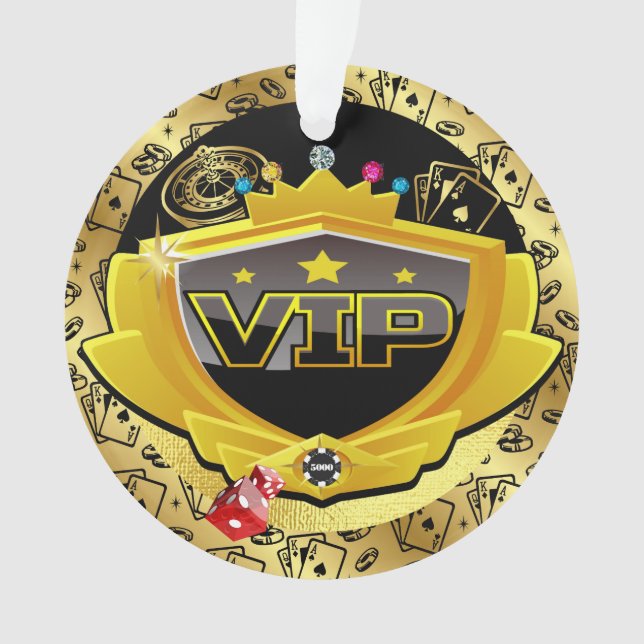 CASINO VIP Ornament (Vorderseite)