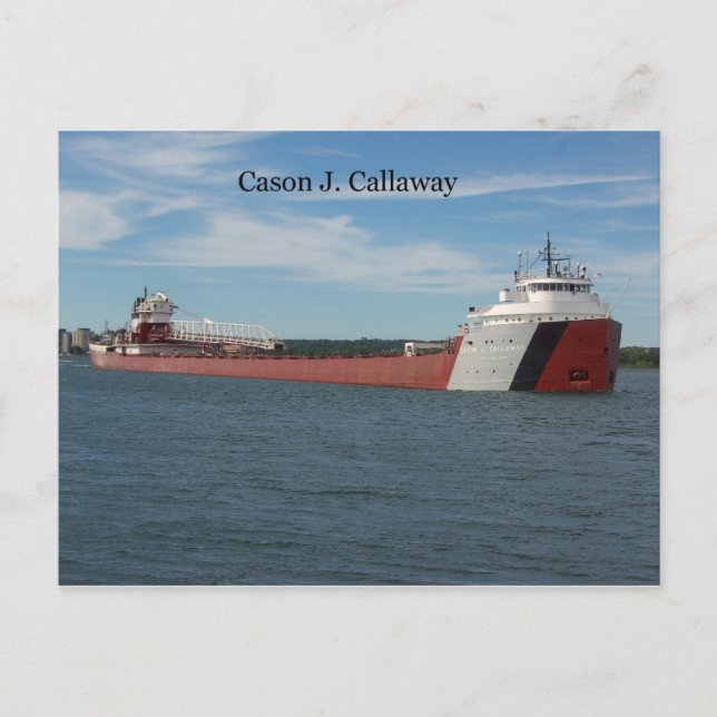 Cason J. Callaway Postkarte (Vorderseite)