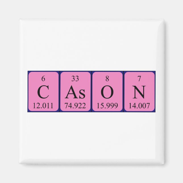 Cason Periodenmagnet Magnet (Vorne)