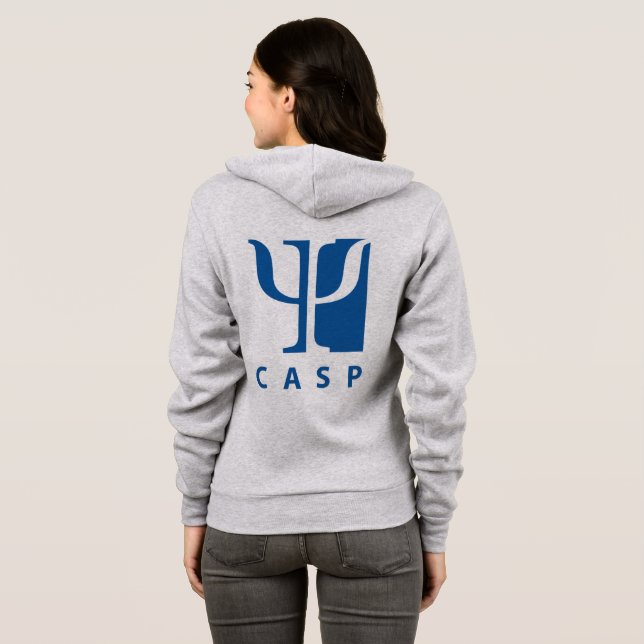 CASP Zip Up Hoodie (Schwarz voll)