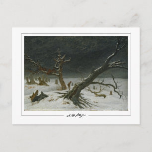 Caspar David Friedrich #128 - Fine Art Postcard Postkarte