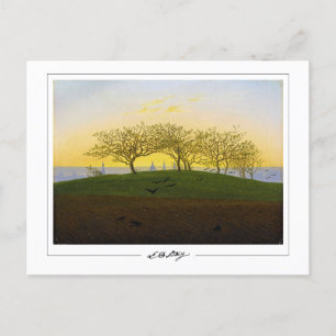 Caspar David Friedrich #137 - Fine Art Postcard Postkarte