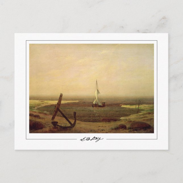 Caspar David Friedrich #150 - Fine Art Postcard Postkarte (Vorderseite)