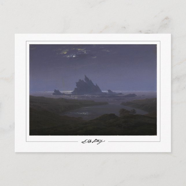 Caspar David Friedrich #165 - Fine Art Postcard Postkarte (Vorderseite)