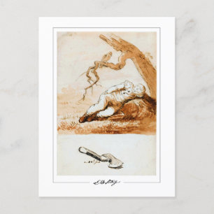 Caspar David Friedrich #201 - Fine Art Postcard Postkarte