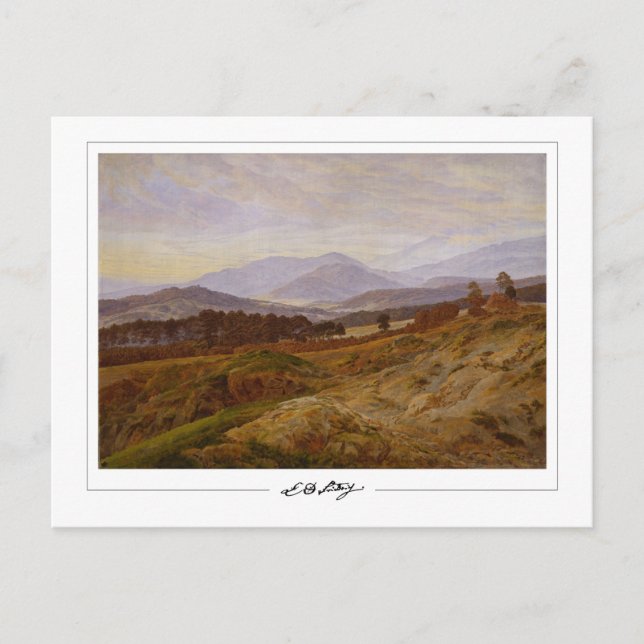 Caspar David Friedrich #21 - Fine Art Postcard Postkarte (Vorderseite)