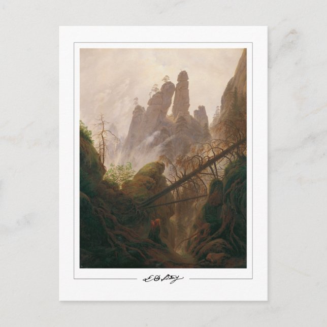 Caspar David Friedrich #2 - Fine Art Postcard Postkarte (Vorderseite)