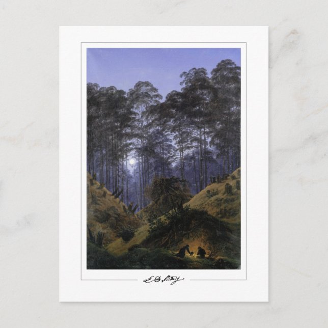 Caspar David Friedrich #42 - Fine Art Postcard Postkarte (Vorderseite)