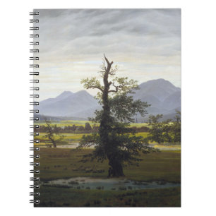 Caspar David Friedrich - der einsame Baum Notizblock