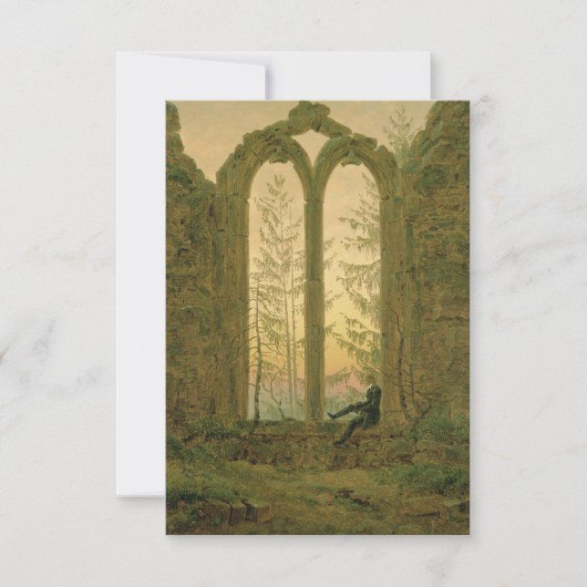 Caspar David Friedrich - Der Traum Karte (Vorderseite)