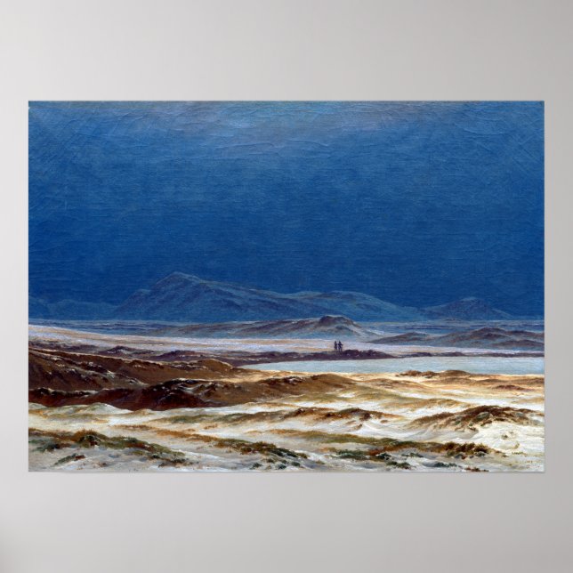 Caspar David Friedrich Nordlandschaft, Frühjahr Poster (Vorne)