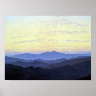 Caspar David Friedrich Riesengebirge Poster