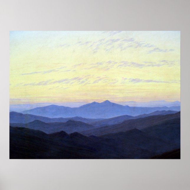 Caspar David Friedrich Riesengebirge Poster (Vorne)
