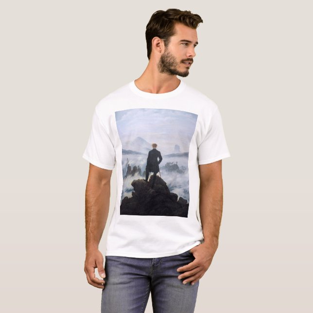 CASPAR DAVID FRIEDRICH - Wanderer über dem Meer T-Shirt (Vorne ganz)