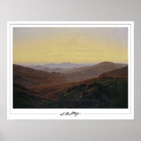 Caspar David Friedrich Zedign Art Poster #120
