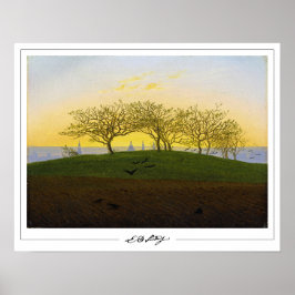 Caspar David Friedrich Zedign Art Poster #137