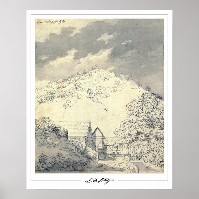 Caspar David Friedrich Zedign Art Poster #162 (Vorne)