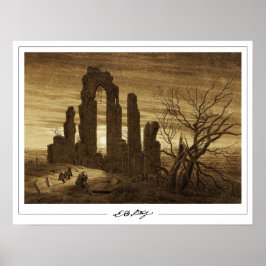 Caspar David Friedrich Zedign Art Poster #19