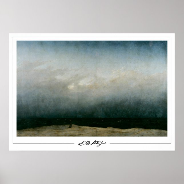 Caspar David Friedrich Zedign Art Poster #20 (Vorne)