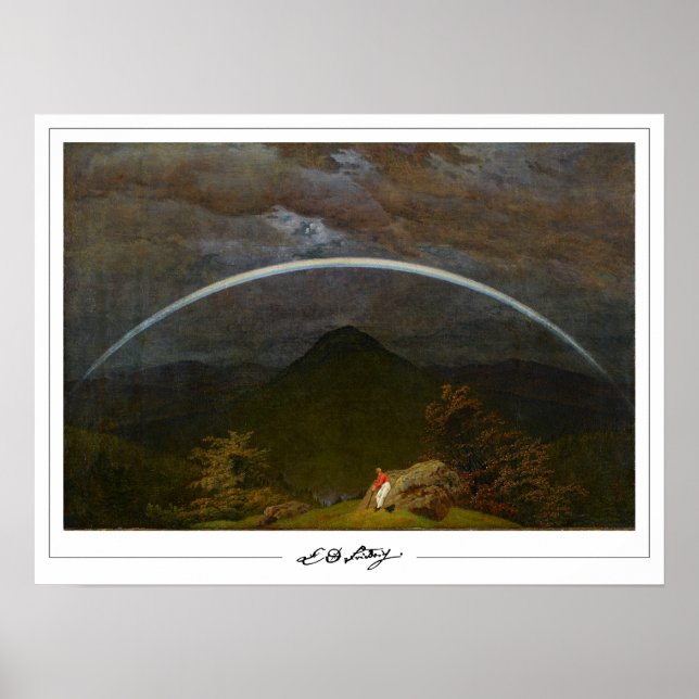 Caspar David Friedrich Zedign Art Poster #46 (Vorne)
