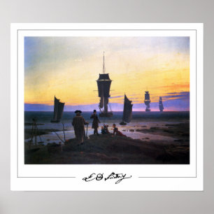 Caspar David Friedrich Zedign Kunstposter #153 Poster