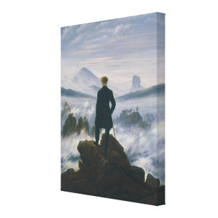 Caspar Friedrich Der Wanderer über dem Nebelmeer Leinwanddruck