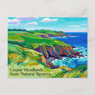 Caspar Headlands State Natural Reserve Kalifornien Postkarte
