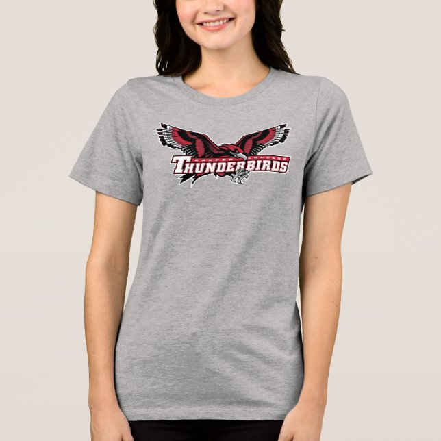 Casper College Thunderbirds Tri-Blend Shirt (Vorderseite)