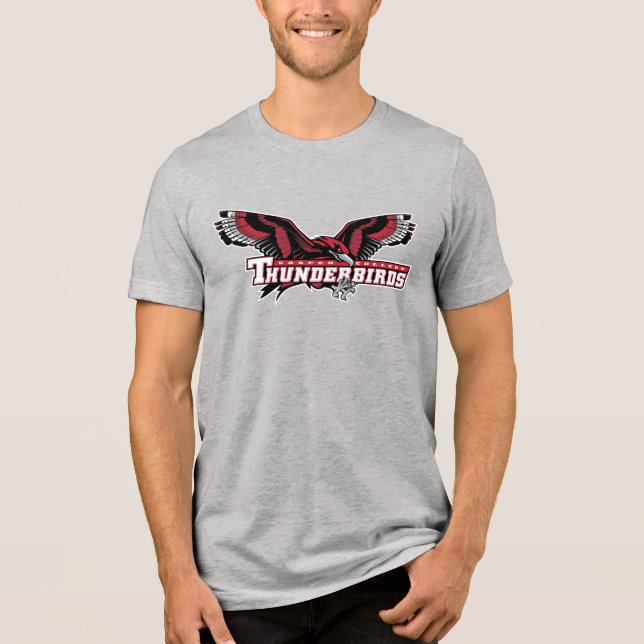 Casper College Thunderbirds Tri-Blend Shirt (Vorderseite)