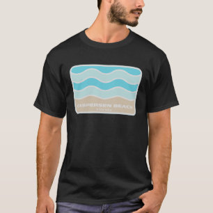 Caspersen Beach Florida Retro FL Waves Beach Soul T-Shirt