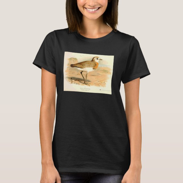 Caspian Plover von Archibald Thorburn T-Shirt (Vorderseite)