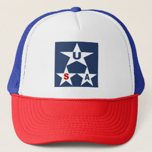 CASQUETTE TRUCKER BLANC ROYAL NEW DESIGN USA TRUCKERKAPPE