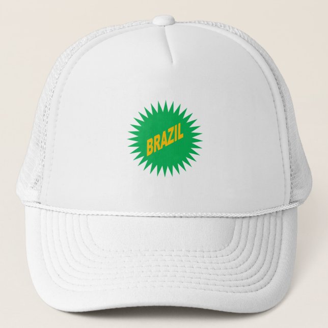 Casquette Trucker blanche  SOLEIL  BRAZIL Truckerkappe (Vorderseite)