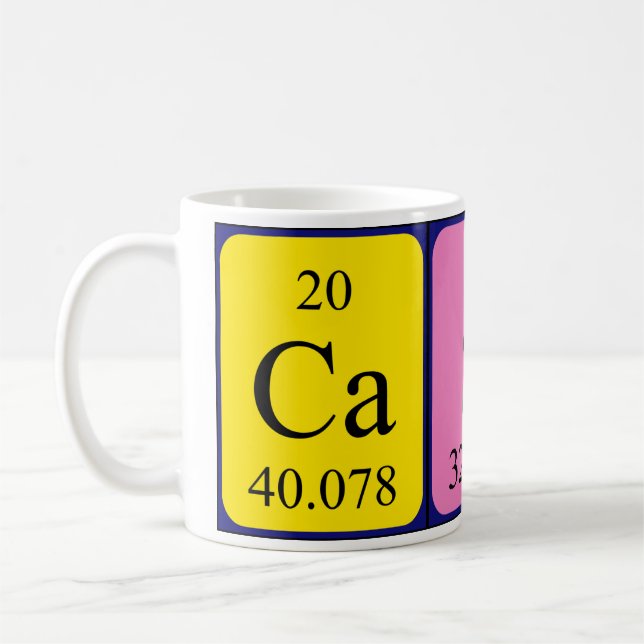 Cass Periodenname Tasse (Links)