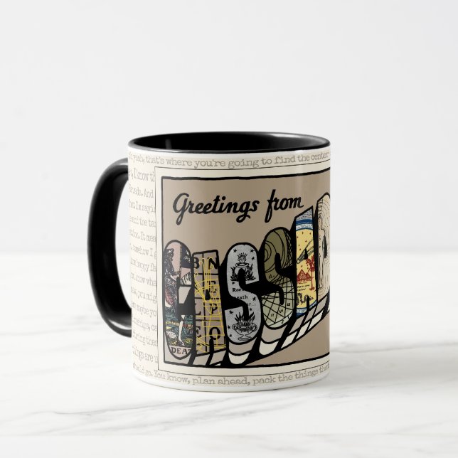 Cassadaga Clairaudience lyrische Tasse (Vorderseite Links)