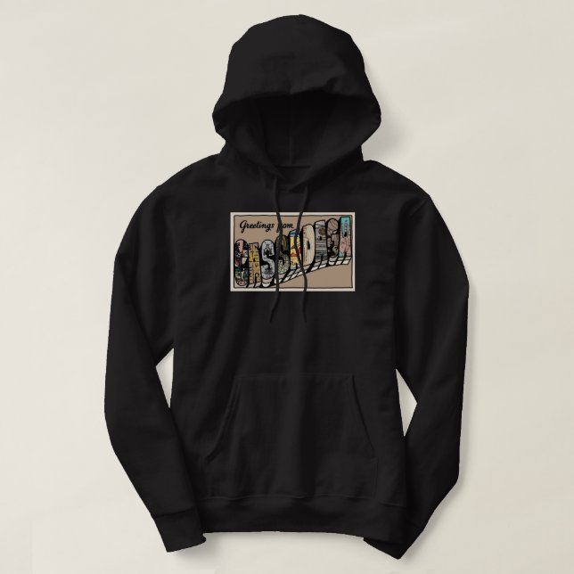 Cassadaga Postcard Pullover Hoodie (Design vorne)