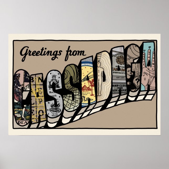 Cassadaga Postkartenplakat Poster (Vorne)