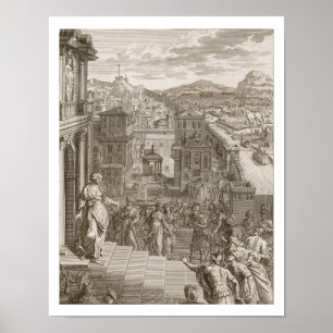 Cassandra Foretells die Trojaner Ihr Schicksal und Poster