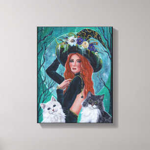 Cassandra Halloween von Renee Lavoie Leinwanddruck