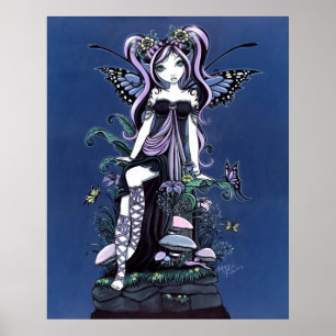 Cassandra Mushroom Blume Fairy Poster