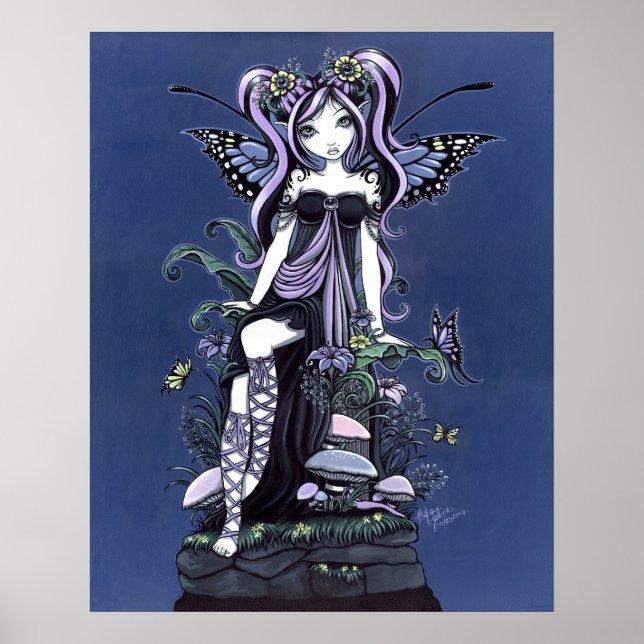 Cassandra Mushroom Blume Fairy Poster (Vorne)