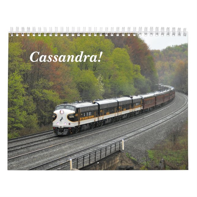 Cassandra!  Schienen-Aktions-Kalender Kalender (Titelbild)