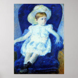 Cassatt - Elsie Im Blauen Sessel 1880 Poster