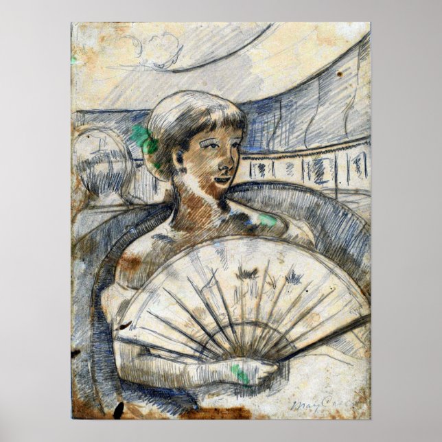 Cassatt - In Opera Box Poster (Vorne)